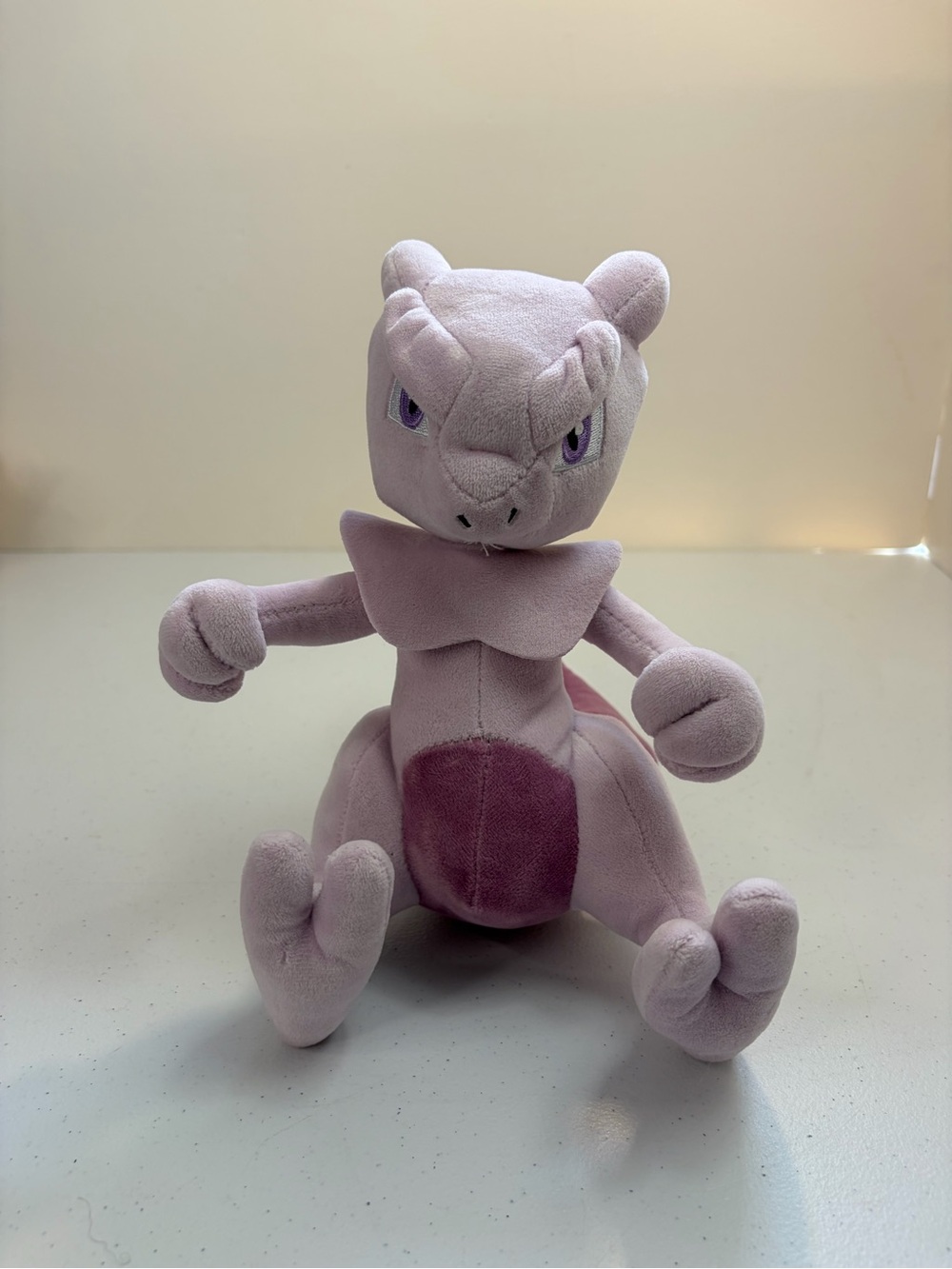 Vintage Pokémon Mewtwo Stuffed Plush Suction Cup Window Hanger TOMY Purple Toy